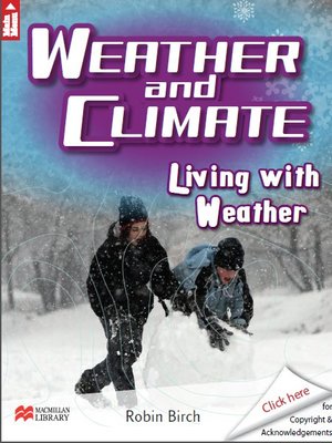cover image of Weather and Climate: Living with Weather